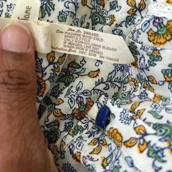 Matilda Jane Floral Button Front Dress Size M - Picture 7 of 7